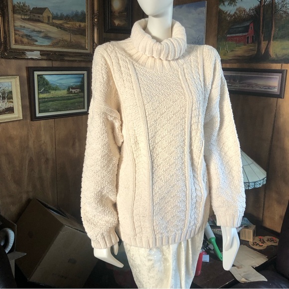 Vintage Cotton Knit Sweater - Picture 2 of 8